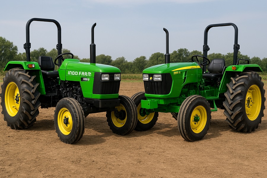 Indo Farm 3055 NV PLUS vs. John Deere 5050 E: A Head-to-Head Tractor Comparison